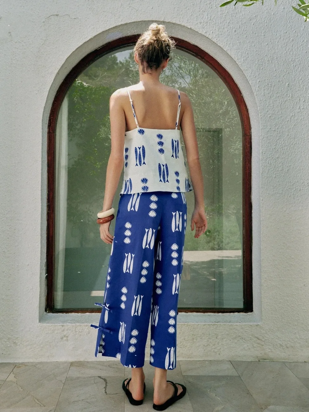 Zara PRINTED TIE CULOTTES_6